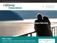 Tablet Screenshot of lifelonginsurance.com